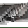 Mexen Velar posúvacie sprchové dvere 150 cm, Priehľadné, gun gray kefovaný - 871-150-000-01-66