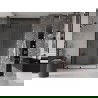 Mexen Velar posúvacie sprchové dvere 140 cm, Priehľadné, Čierne - 871-140-000-01-70