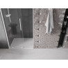 Mexen Velar posuvné sprchové dvere 100 cm, priehľadné, biele - 871-100-000-01-20