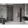 Mexen Velar posuvné sprchové dvere 110 cm, transparentné, zlaté - 871-110-000-01-50