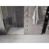 Mexen Velar posuvné sprchové dvere 120 cm, priehľadné, zlaté - 871-120-000-01-50