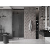 Mexen Velar posuvné sprchové dvere 90 cm, transparentné, brúsené gun gray - 871-090-000-01-66