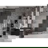 Mexen Velar posúvacie sprchové dvere 110 cm, Priehľadné, Čierne - 871-110-000-01-70