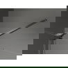 Mexen Velar posúvacie sprchové dvere 150 cm, Priehľadné, gun gray kefovaný - 871-150-000-01-66
