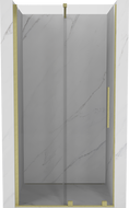 Mexen Velar posuvné sprchové dvere 110 cm, transparentné, zlaté brúsené - 871-110-000-01-55