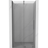 Mexen Velar posúvacie sprchové dvere 100 cm, Priehľadné, gun gray kefovaný - 871-100-000-01-66