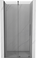 Mexen Velar posúvacie sprchové dvere 120 cm, Priehľadné, gun gray kefovaný - 871-120-000-01-66