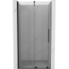 Mexen Velar Posuvné sprchové dvere 110 cm, transparentné, čierne - 871-110-000-01-70