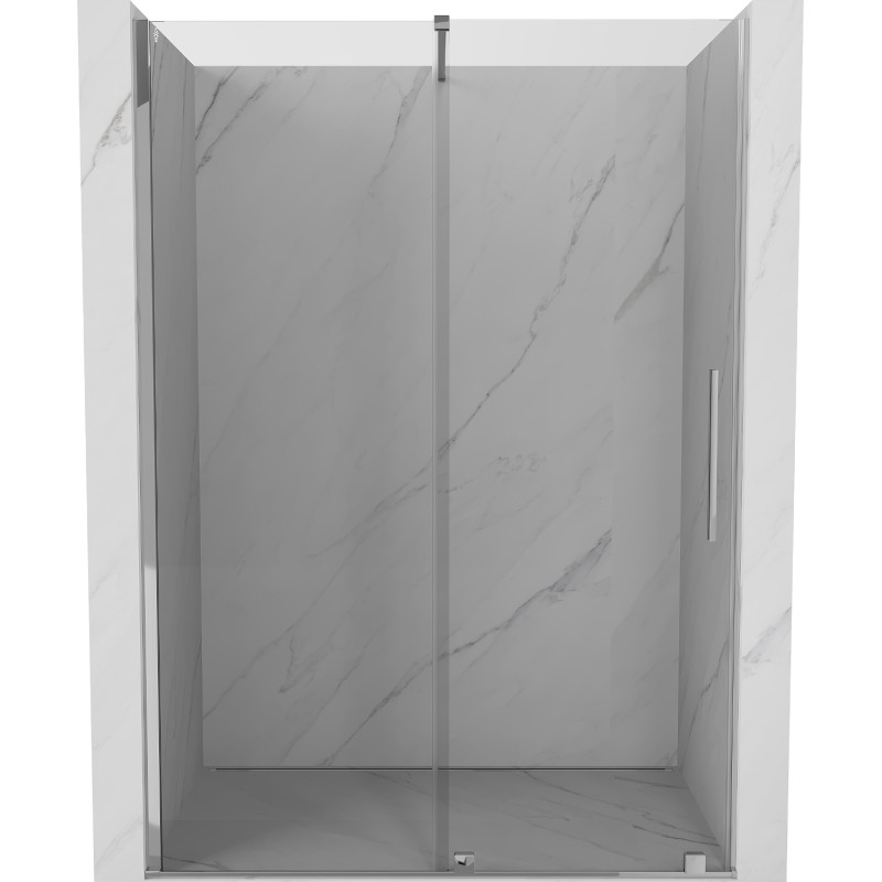 Mexen Velar posuvné sprchové dvere 140 cm, priehľadné, chróm - 871-140-000-01-01