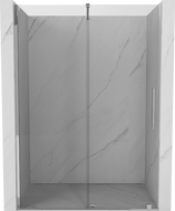 Mexen Velar posúvacie sprchové dvere 140 cm, Priehľadné, Chrómová - 871-140-000-01-01