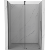 Mexen Velar posuvné sprchové dvere 130 cm, priehľadné, brúsená gun gray - 871-130-000-01-66