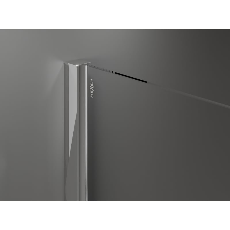 Mexen Velar Duo posuvné sprchové dveře 200 cm, transparentní, chrom - 871-200-000-02-01