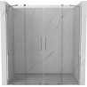 Mexen Velar Duo posuvné sprchové dvere 170 cm, transparentné, chróm - 871-170-000-02-01