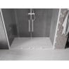 Mexen Velar Duo posuvné sprchové dvere 170 cm, transparentné, biele - 871-170-000-02-20