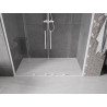 Mexen Velar Duo sprchové dvere posuvné 170 cm, transparentné, biele - 871-170-000-02-20