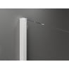 Mexen Velar Duo posúvacie sprchové dvere 170 cm, Priehľadné, Biele - 871-170-000-02-20