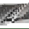 Mexen Velar Duo posúvacie sprchové dvere 180 cm, Priehľadné, Biele - 871-180-000-02-20