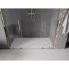 Mexen Velar Duo posúvacie sprchové dvere 170 cm, Priehľadné, zlaté - 871-170-000-02-50