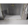 Mexen Velar Duo posuvné sprchové dvere 180 cm, priehľadné, zlaté - 871-180-000-02-50