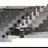 Mexen Velar Duo posúvacie sprchové dvere 180 cm, Priehľadné, zlaté - 871-180-000-02-50