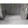 Mexen Velar Duo posuvné sprchové dvere 200 cm, transparentné, zlaté - 871-200-000-02-50