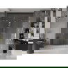 Mexen Velar Duo posuvné sprchové dvere 180 cm, transparentné, zlaté kartáčované - 871-180-000-02-55