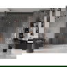 Mexen Velar Duo posuvné sprchové dvere 180 cm, transparentné, brúsená meď - 871-180-000-02-65