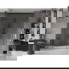 Mexen Velar Duo posúvacie sprchové dvere 200 cm, Priehľadné, gun gray kefovaný - 871-200-000-02-66