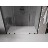Mexen Velar Duo posuvné sprchové dvere 200 cm, transparentné, čierne - 871-200-000-02-70