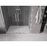 Mexen Velar Duo posúvacie sprchové dvere 140 cm, Priehľadné, Chrómová - 871-140-000-02-01