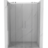 Mexen Velar Duo posuvné sprchové dvere 140 cm, transparentné, chróm - 871-140-000-02-01