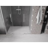 Mexen Velar Duo sprchové dvere posuvné 140 cm, priehľadné, chróm - 871-140-000-02-01