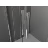 Mexen Velar Duo posuvné sprchové dvere 140 cm, transparentné, chróm - 871-140-000-02-01