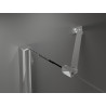 Mexen Velar Duo posuvné sprchové dvere 150 cm, transparentné, chróm - 871-150-000-02-01
