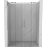 Mexen Velar Dvojité posuvné sprchové dvere 160 cm, transparentné, chróm - 871-160-000-02-01