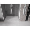 Mexen Velar Duo posuvné sprchové dvere 150 cm, priehľadné, biele - 871-150-000-02-20