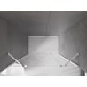 Mexen Velar Duo posuvné sprchové dvere 150 cm, transparentné, biele - 871-150-000-02-20