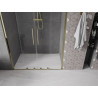 Mexen Velar Duo sprchové dvere posuvné 140 cm, číre, zlaté - 871-140-000-02-50