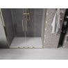 Mexen Velar Duo posuvné sprchové dvere 150 cm, transparentné, zlaté - 871-150-000-02-50