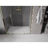 Mexen Velar Duo posúvacie sprchové dvere 160 cm, Priehľadné, zlaté - 871-160-000-02-50