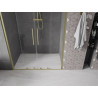 Mexen Velar Duo sprchové dvere posuvné 140 cm, transparentné, zlaté brúsené - 871-140-000-02-55