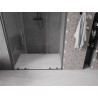 Mexen Velar Duo posuvné sprchové dvere 140 cm, priehľadné, gun gray kartáčovaný - 871-140-000-02-66