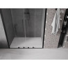 Mexen Velar Duo posuvné sprchové dvere 150 cm, transparentné, čierne - 871-150-000-02-70