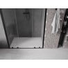 Mexen Velar Duo sprchové dvere posuvné 150 cm, priehľadné, čierne - 871-150-000-02-70