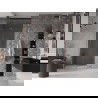 Mexen Velar posúvacie sprchové dvere 100 cm, Priehľadné, Zlatoružová - 871-100-000-01-60