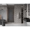 Mexen Velar sprchové dvere posuvné 110 cm, transparentné, ružové zlato - 871-110-000-01-60