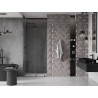 Mexen Velar posuvné sprchové dvere 90 cm, transparentné, brúsené gun gray - 871-090-000-01-66