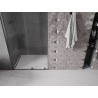 Mexen Velar posuvné sprchové dvere 100 cm, priehľadné, brúsená zbraňová šedá - 871-100-000-01-66