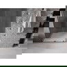 Mexen Velar posúvacie sprchové dvere 110 cm, Priehľadné, gun gray kefovaný - 871-110-000-01-66