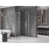 Mexen Velar Duo posuvná sprchová kabína 90 x 90 cm, priehľadná, chróm - 871-090-090-02-01